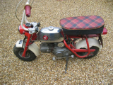 1967 Honda Z50M Tartan seat