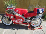 1990 Steve Hislop Tribute RS250 this is the Museum bike from Steve Hislop Display