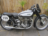 1947 Norton Plunger Manx 500c Milano Taranto machine