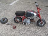 Honda CZ100 for restoration classic monkey bike