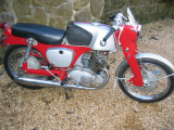 1963 Honda CB92 Benly Sports red Classic  Motorcycle Bike