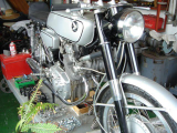 1963 Honda Cr93 Street 125 Classic  racing Motorcycle Bike