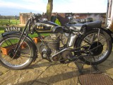 1930 AJS R7 350cc racing machine