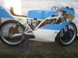 1981 Honda RSW125 spoked wheels